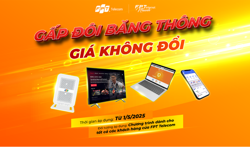 Khuyến mãi lắp mạng cho khách hàng tháng 5/2025